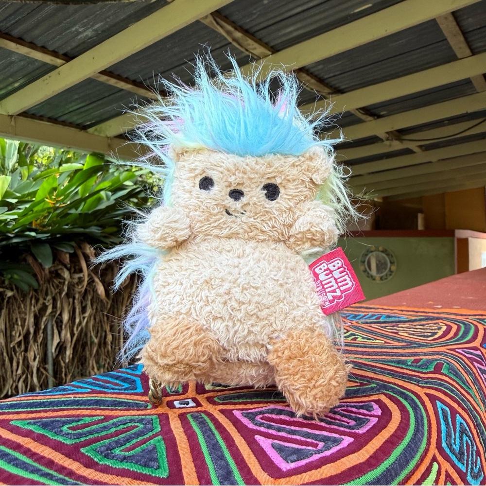 BumBumz Plush Pastel‎ Hedgehog Russ Jazwares Stuffed Toy 7" Plushie Troll Doll